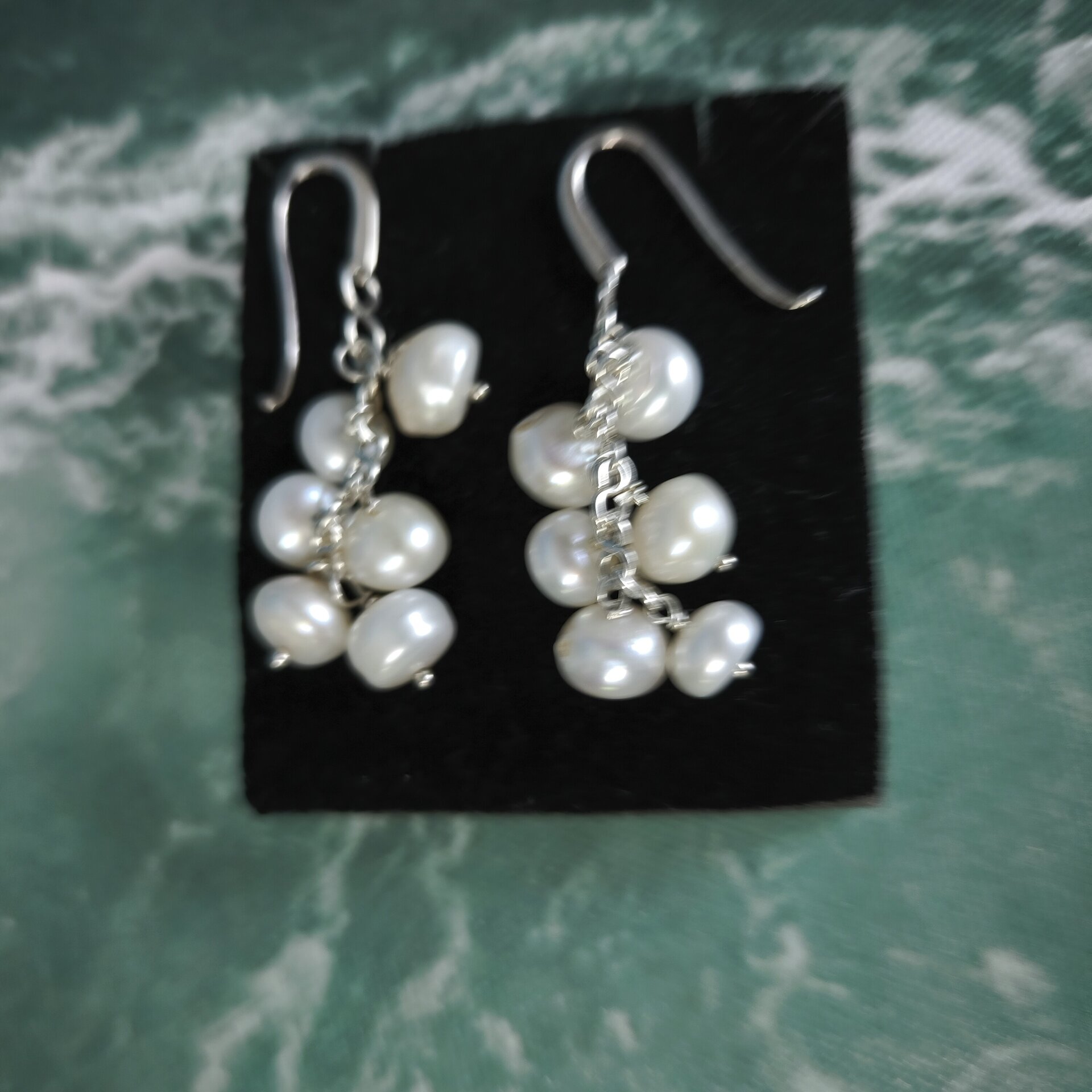 Pendientes de Plata de Ley con Caracoles y Cristales Swarovski Fucsia y Rosado - 14