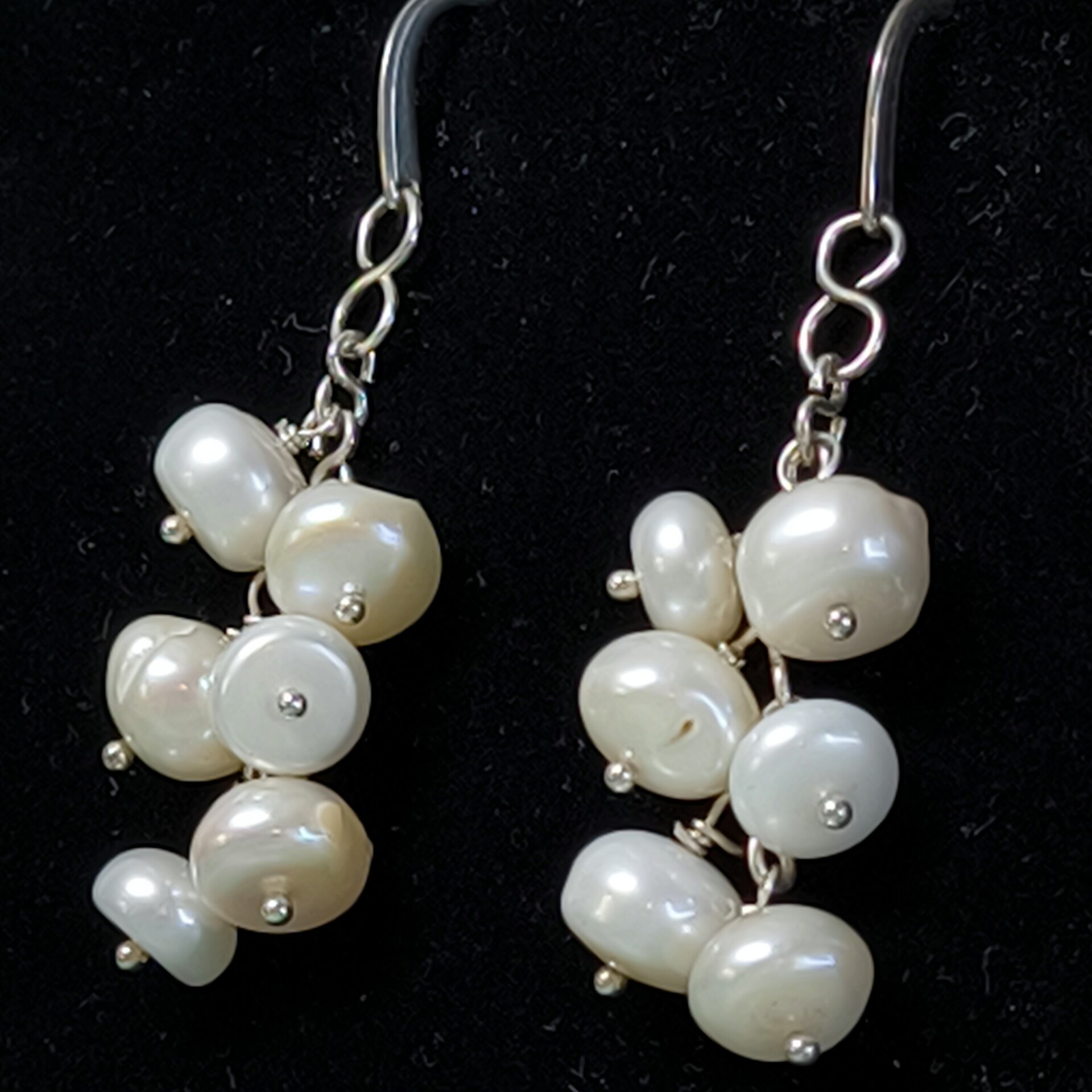 Pendientes de Plata de Ley con Caracoles y Cristales Swarovski Fucsia y Rosado - 6