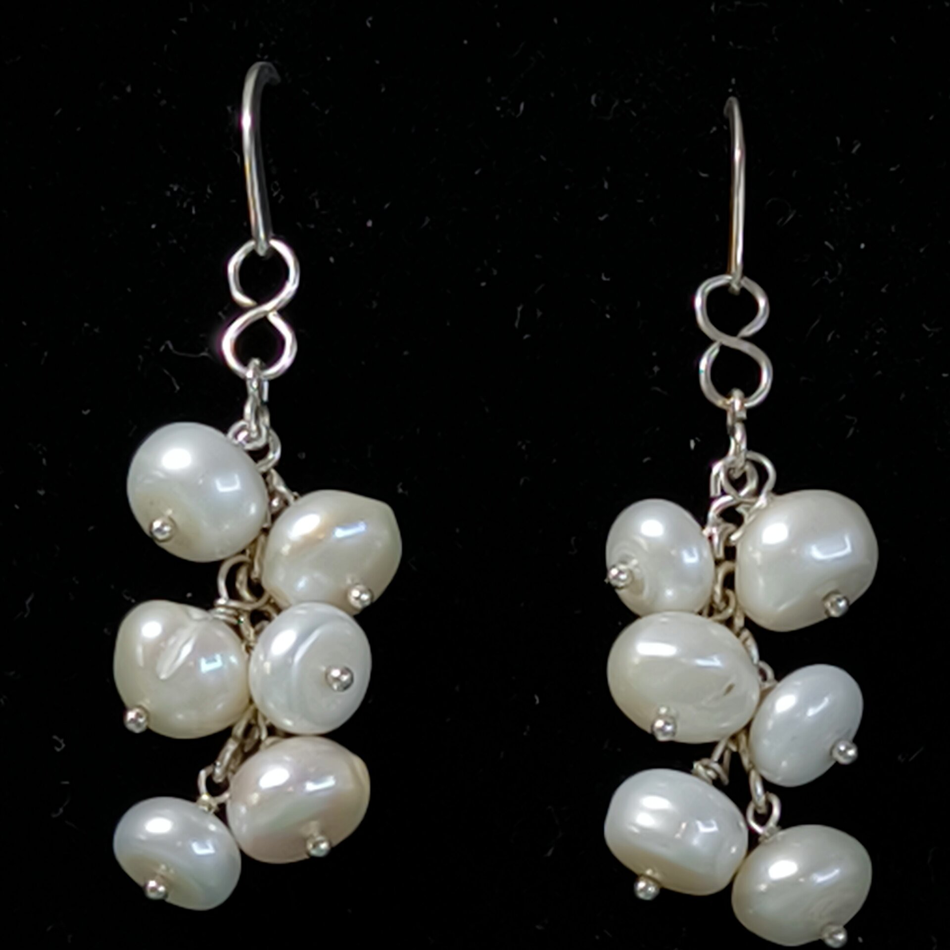 Pendientes de Plata de Ley con Caracoles y Cristales Swarovski Fucsia y Rosado - 3