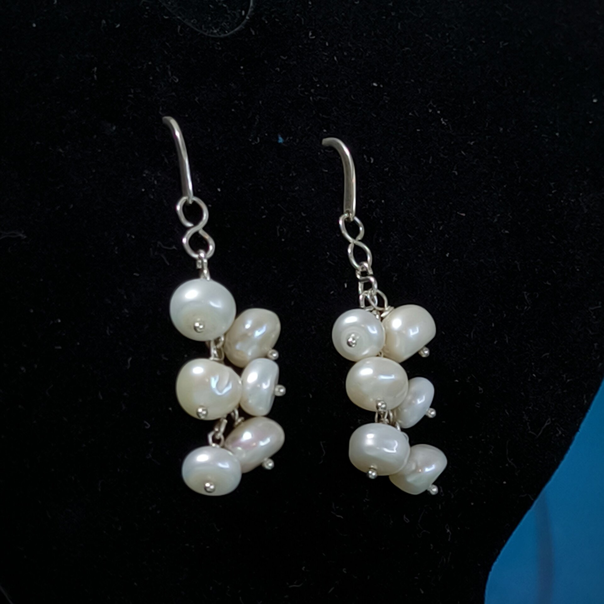 Pendientes de Plata de Ley con Caracoles y Cristales Swarovski Fucsia y Rosado - 4