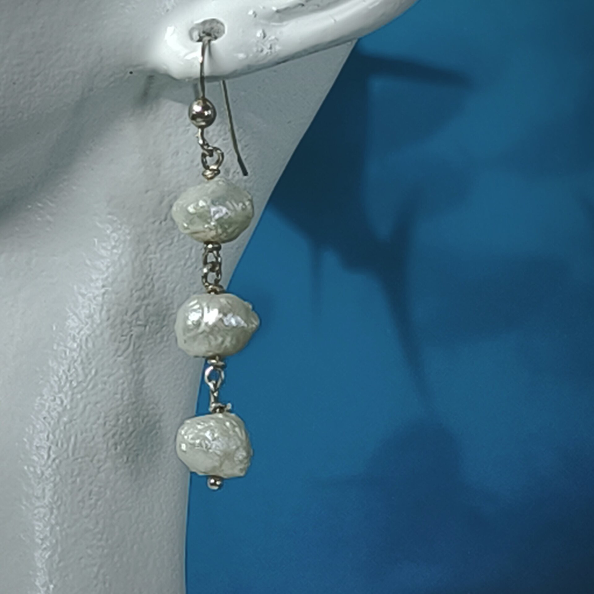 Pendientes de Plata de Ley con Caracoles y Cristales Swarovski Fucsia y Rosado - 7