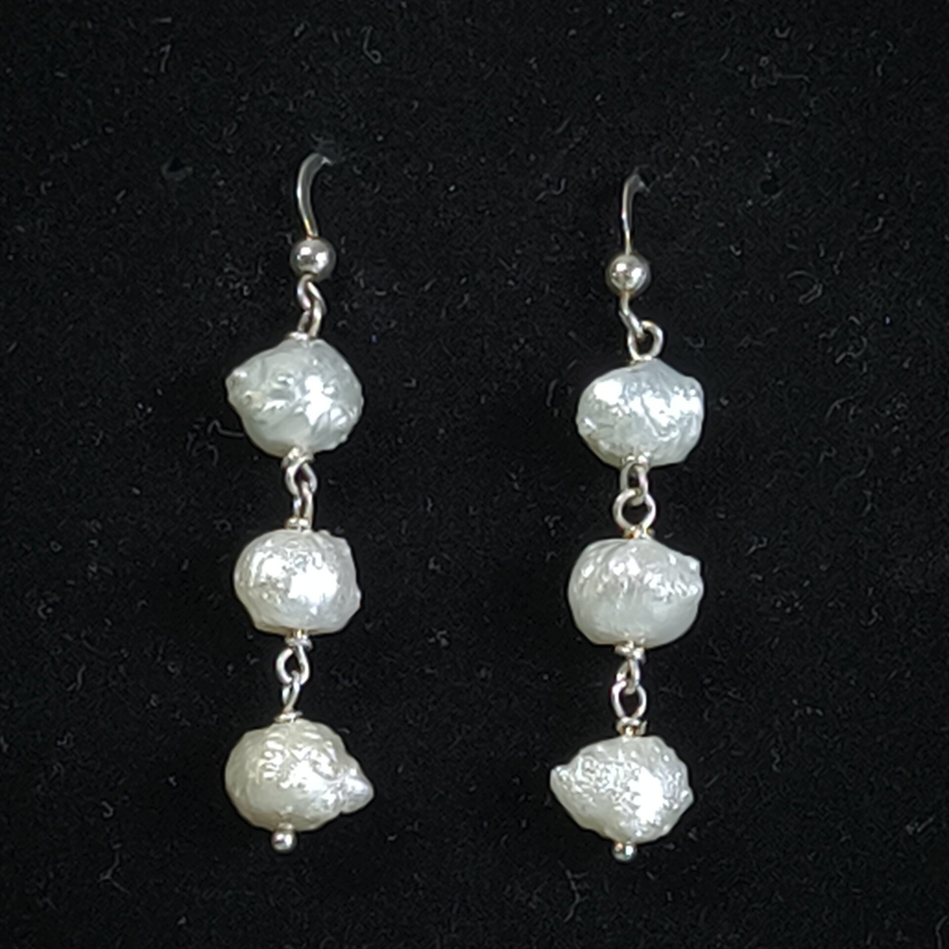 Pendientes de Plata de Ley con Caracoles y Cristales Swarovski Fucsia y Rosado - 8